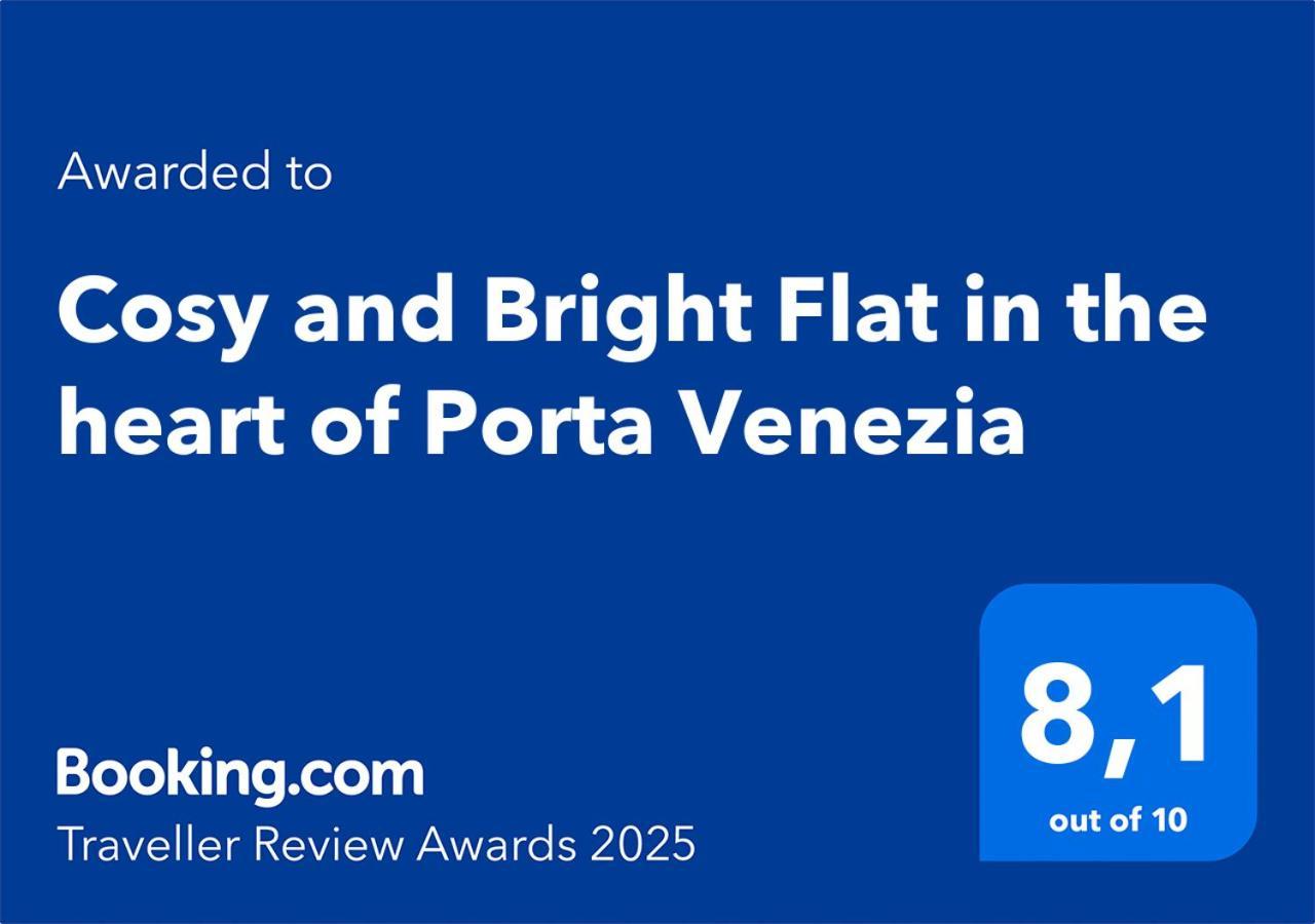밀라노 Cosy And Bright Flat In The Heart Of Porta Venezia 아파트 외부 사진